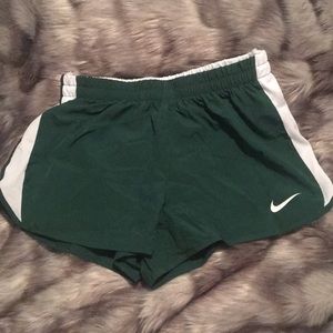 Nike Dri-fit Green Running Shorts